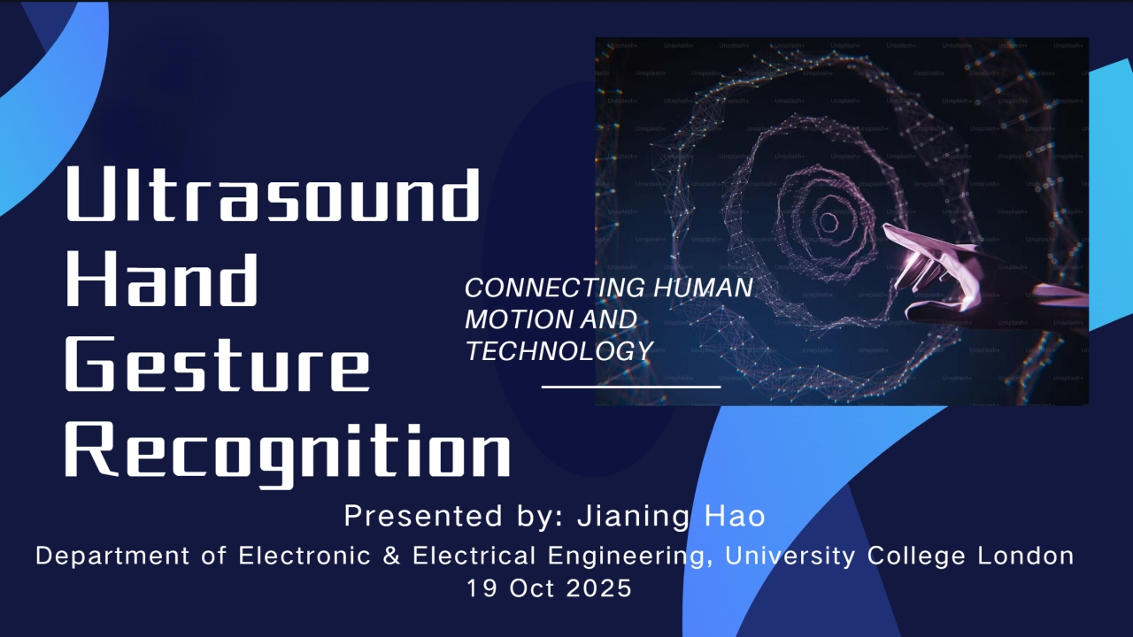 - Ultrasound Hand Gesture Recognition – Connecting Human Motion and ...