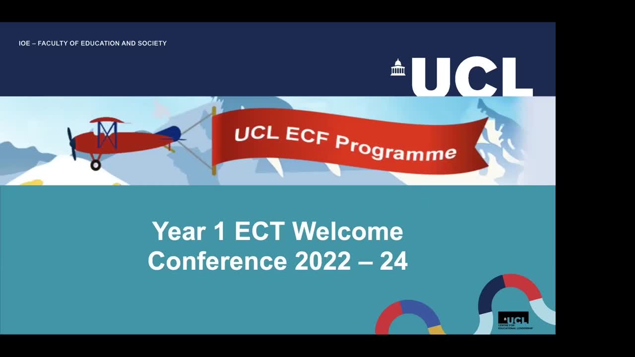  Year 1 ECT Induction Conference