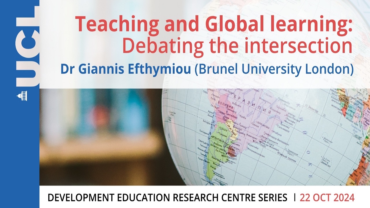 - DERC Webinar: Teaching and global learning: Debating the intersection