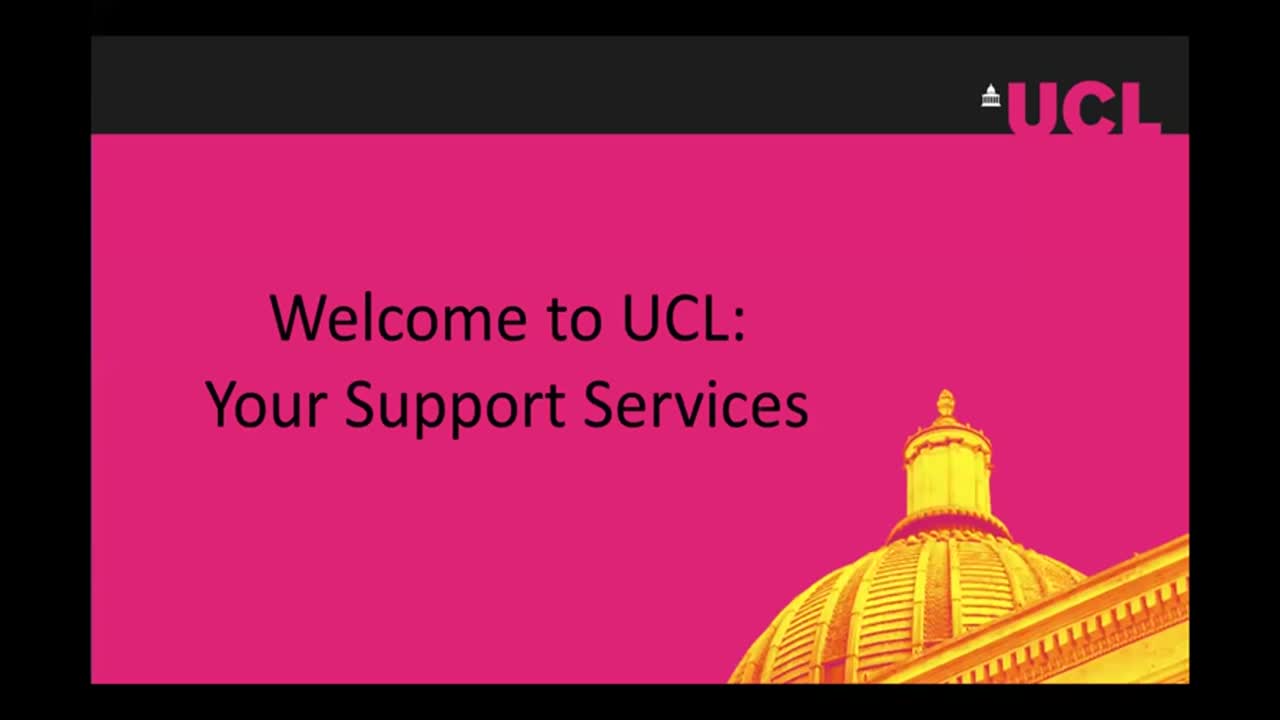 - Welcome to UCL - Your Support Services